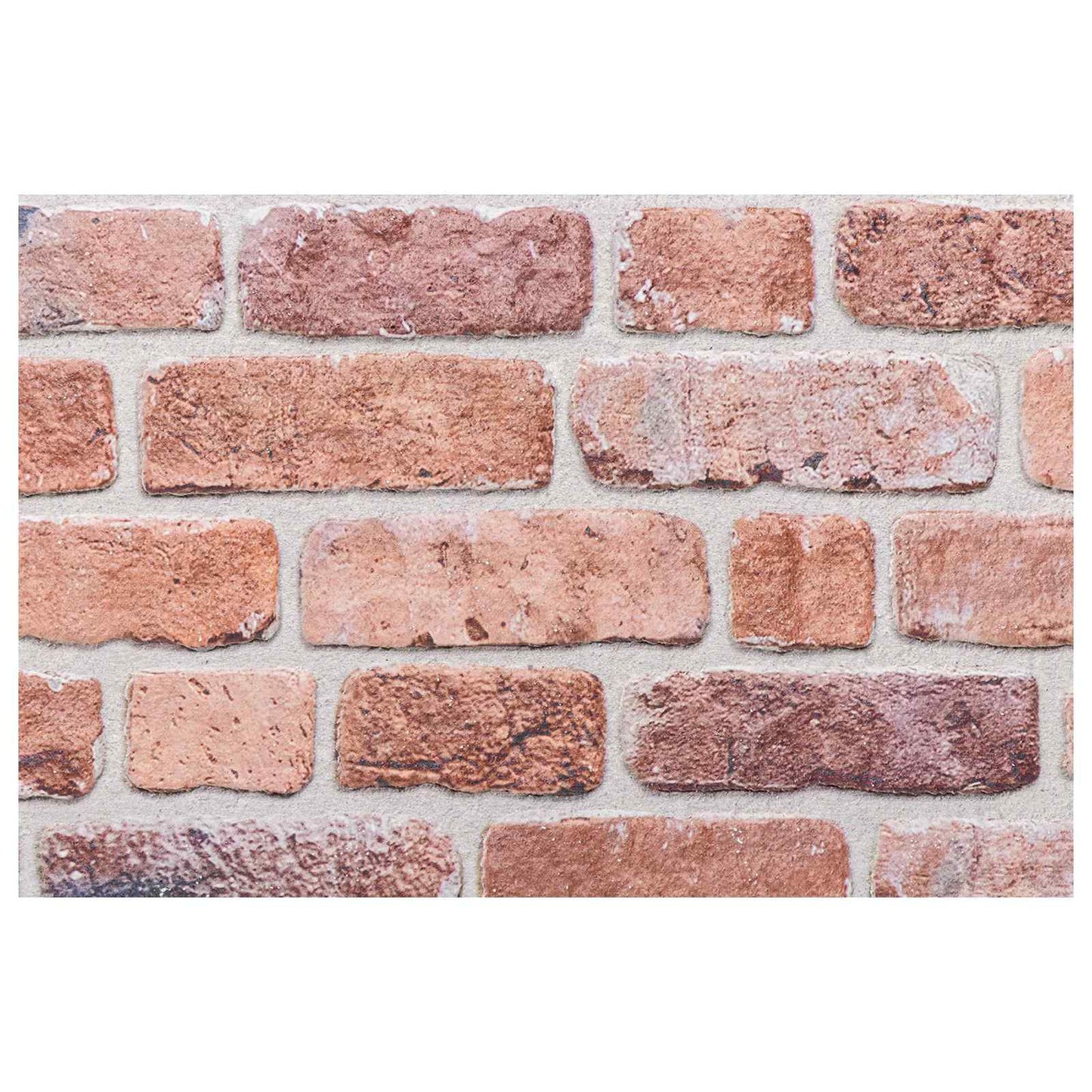 Vægpaneler 10 pcs Rød 100 x 50 cm EPS Skum