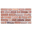 Vægpaneler 10 pcs Rød 100 x 50 cm EPS Skum