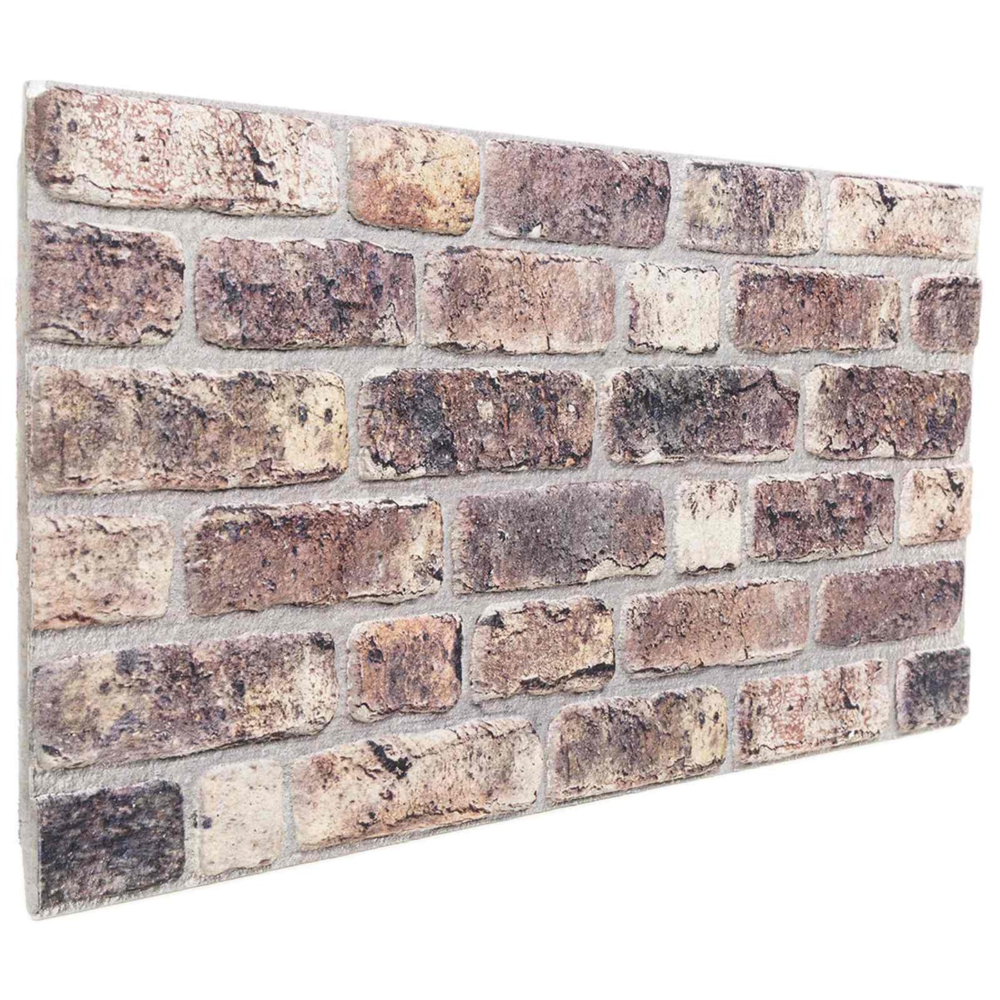 Vægpaneler 10 pcs Mørk Brun 100 x 50 cm EPS Skum