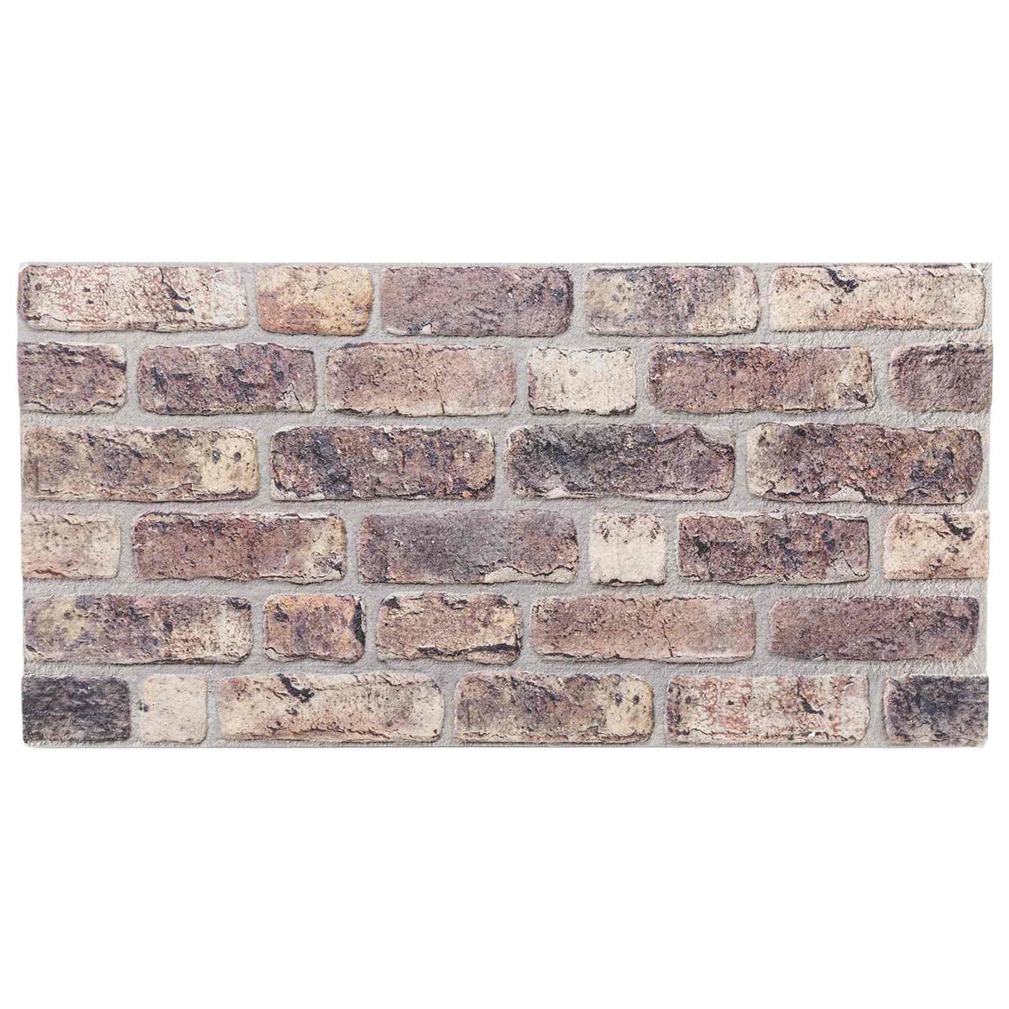 Vægpaneler 10 pcs Mørk Brun 100 x 50 cm EPS Skum