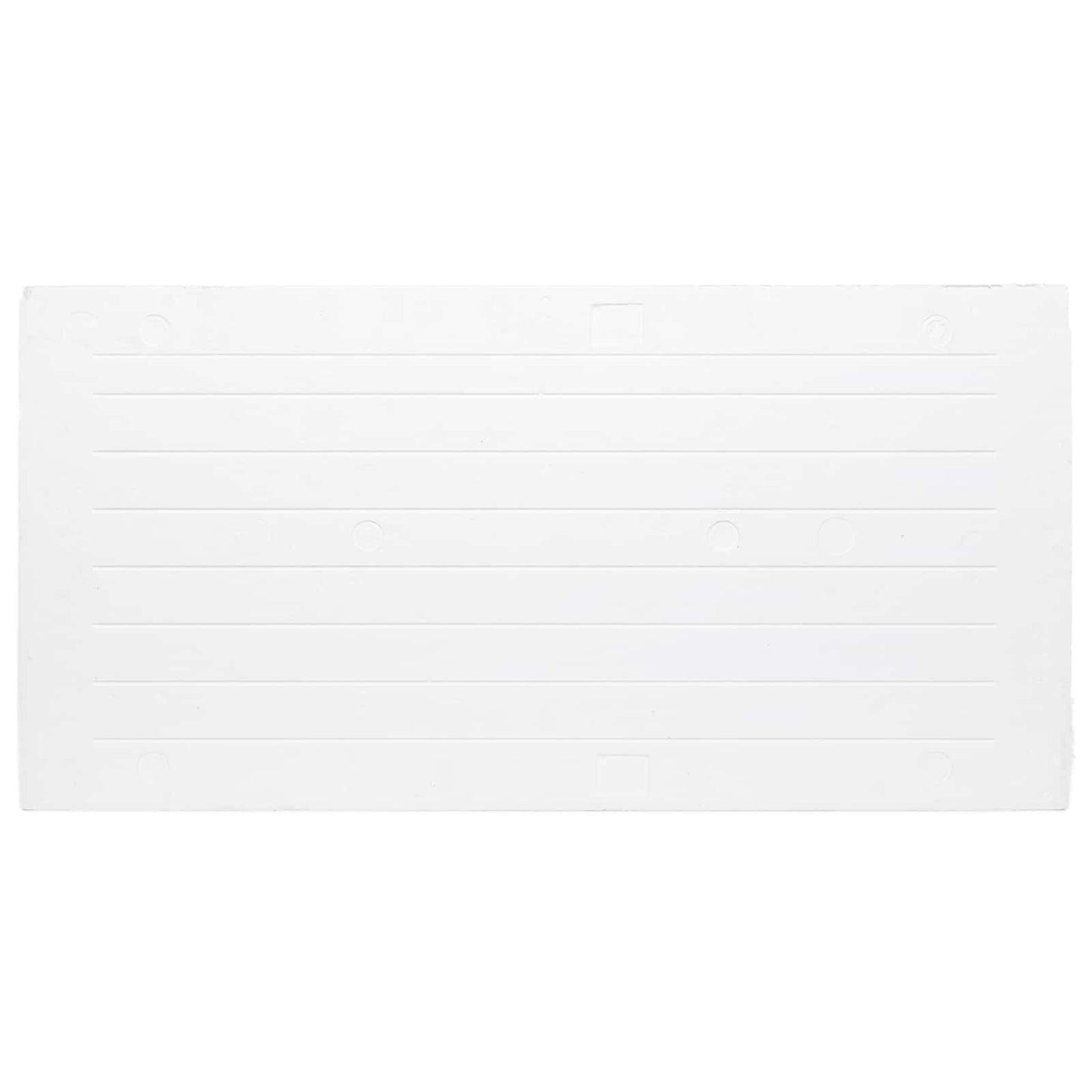 Vægpaneler 10 pcs Rød og Hvid 100 x 50 cm EPS Skum