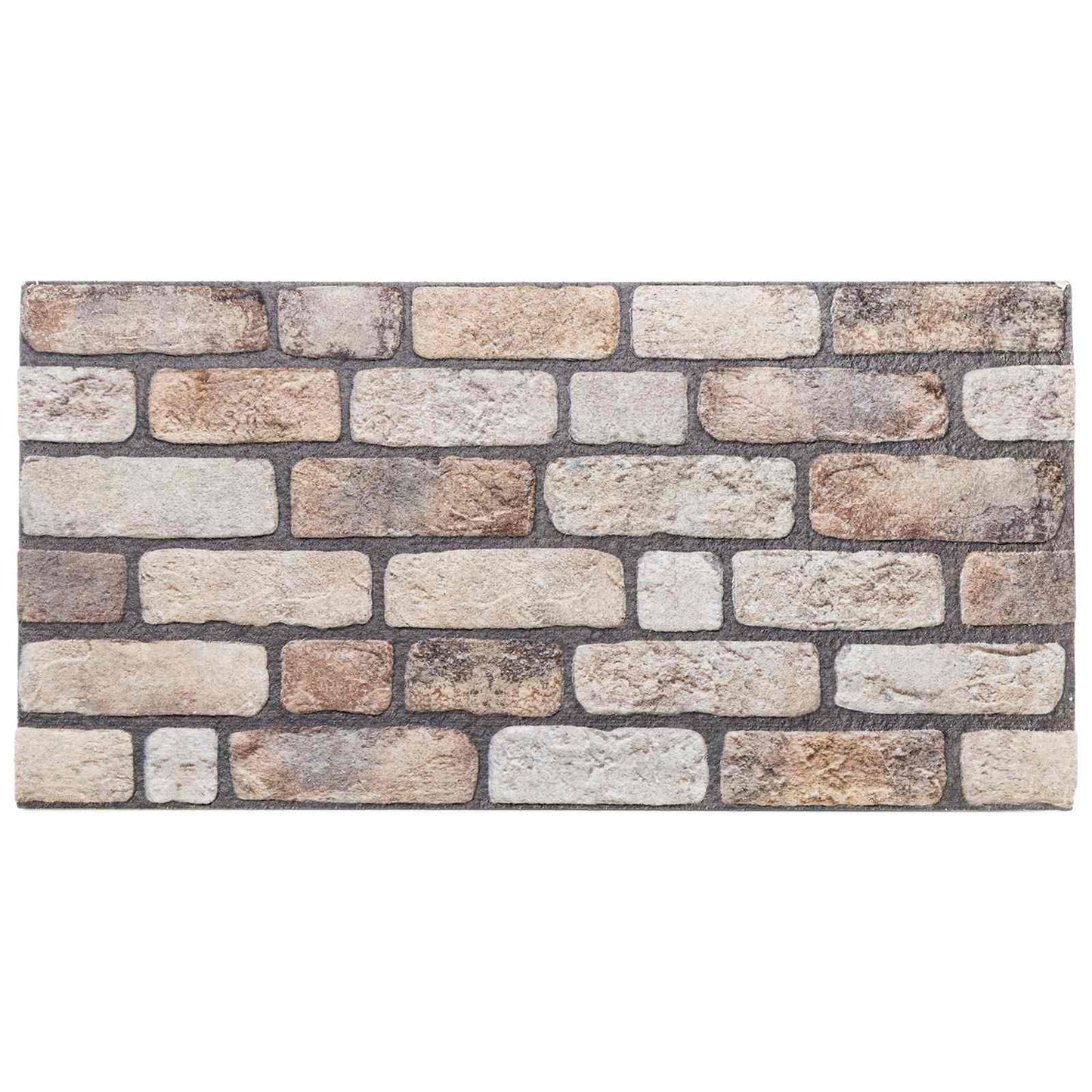 Vægpaneler 10 pcs Lys Brun 100 x 50 cm EPS Skum