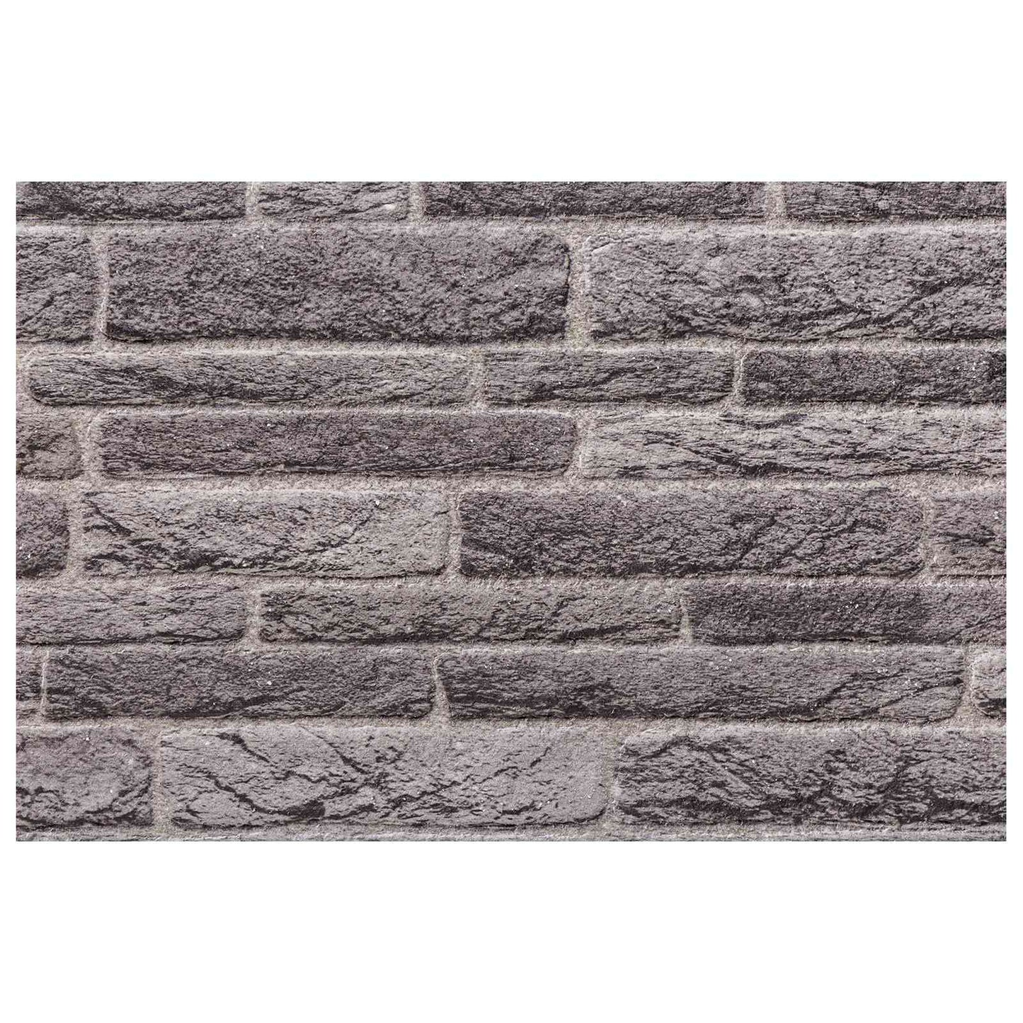 Vægpaneler 10 pcs Antracit 100 x 50 cm EPS Skum