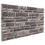 Vægpaneler 10 pcs Antracit 100 x 50 cm EPS Skum