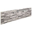 Vægpaneler 10 pcs Lysegrå 100 x 25 cm EPS Skum