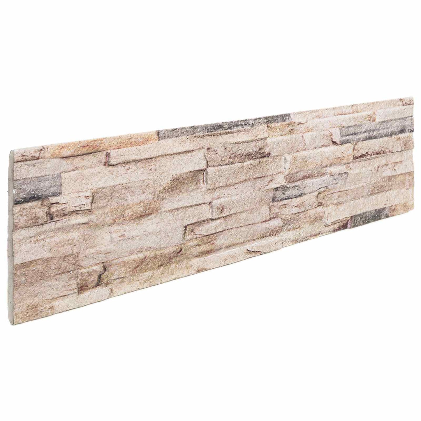 Vægpaneler 10 pcs Hvid og rød 100 x 25 cm EPS Skum