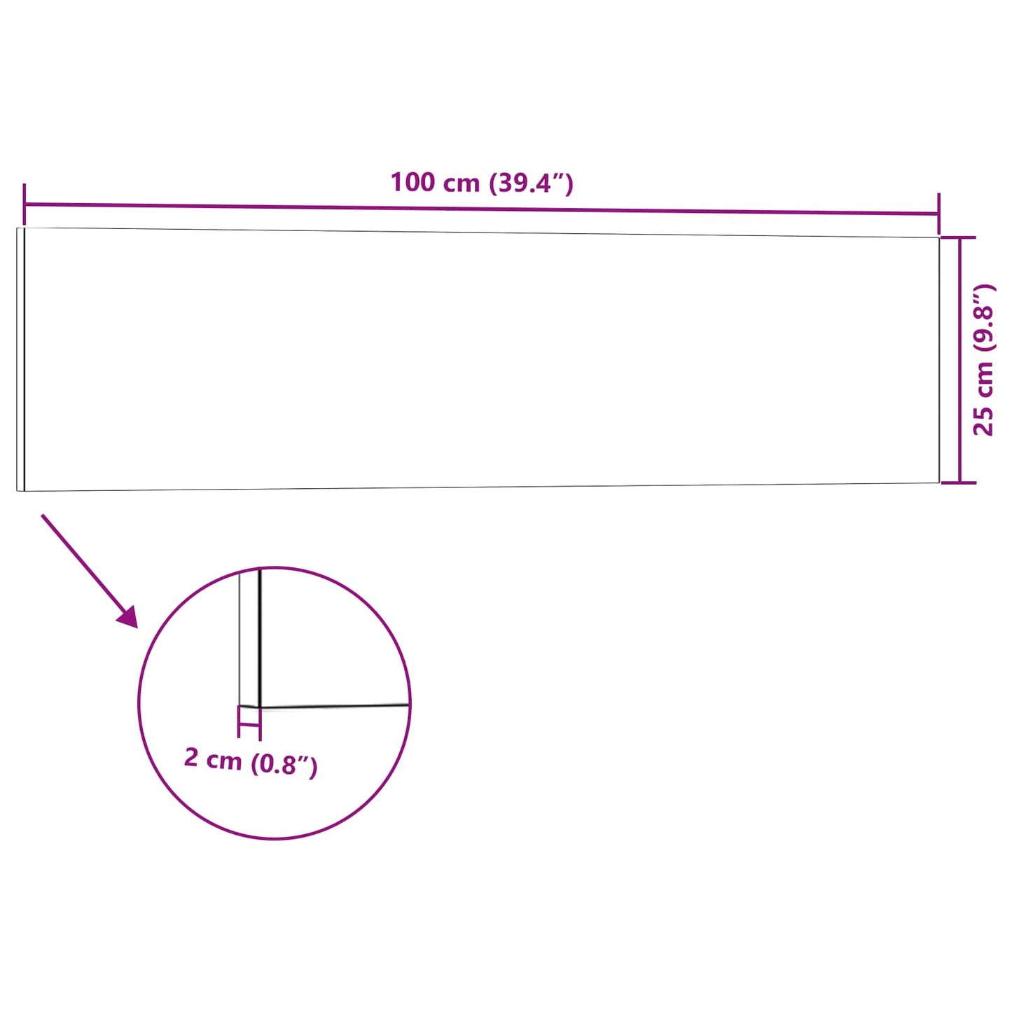 Vægpaneler 10 pcs Antracit 100 x 25 cm EPS Skum