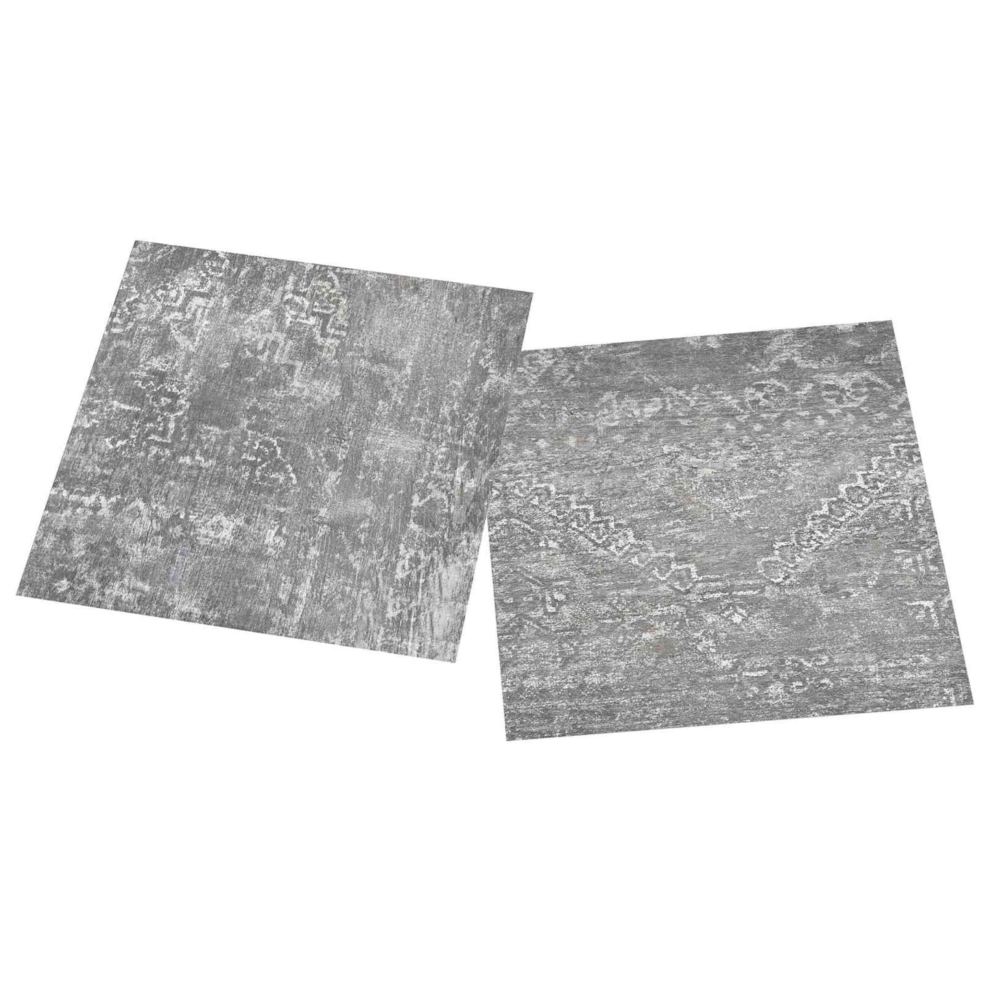 Selvklæbende Gulvplanker Betongrå 30,5 x 30,5 cm 20 stk. PVC