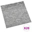 Selvklæbende Gulvplanker 30,5 x 30,5 cm 20 pcs PVC Betongrå