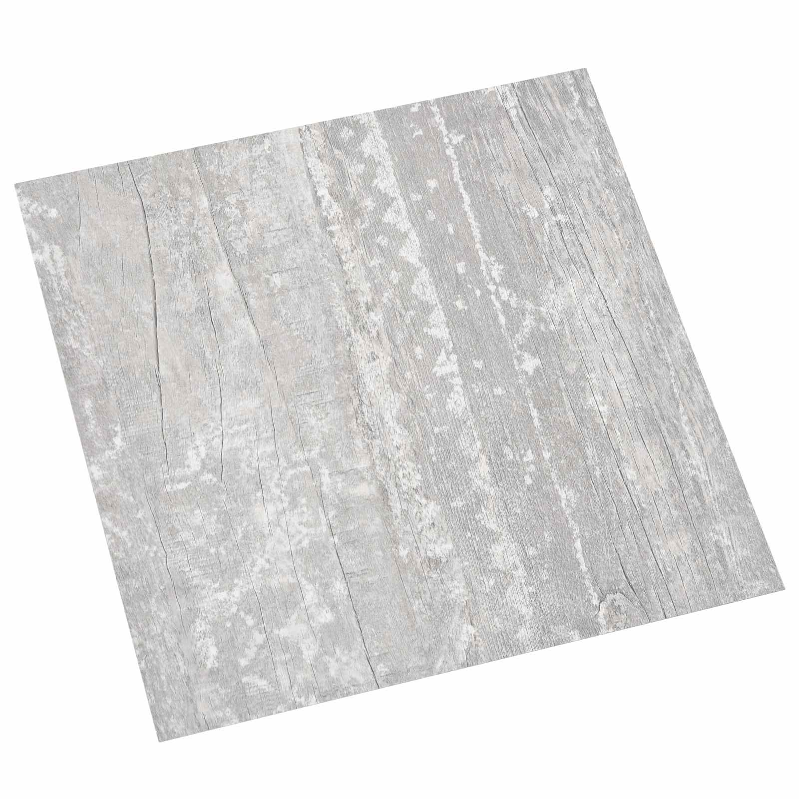 Selvklæbende Gulvplanker 30,5 x 30,5 cm 20 pcs PVC Grå billede