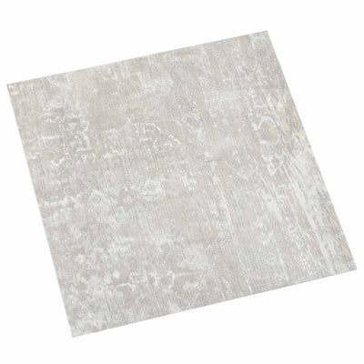 Selvklæbende Gulvplanker 30,5 x 30,5 cm 20 pcs PVC Lysegrå