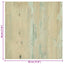 Selvklæbende Gulvplanker Lys Brun 30,5 x 30,5 cm 20 stk. PVC