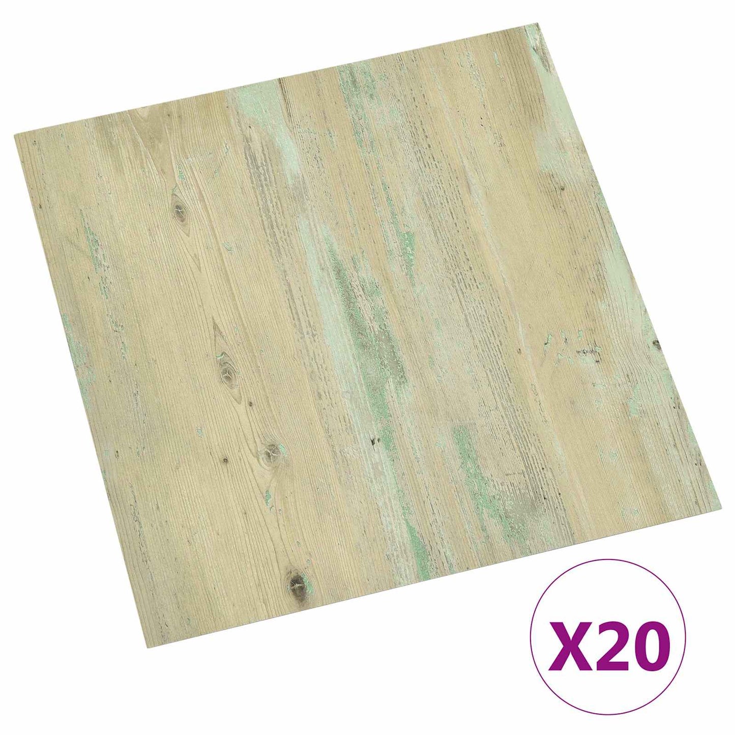 Selvklæbende Gulvplanker Lys Brun 30,5 x 30,5 cm 20 stk. PVC