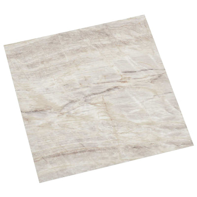 Selvklæbende Gulvplanker 30,5 x 30,5 cm 20 pcs PVC Beige