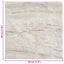 Selvklæbende Gulvplanker Beige 30,5 x 30,5 cm 20 stk. PVC