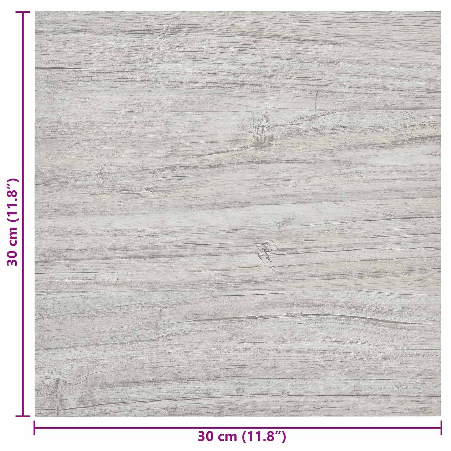 Selvklæbende Gulvplanker 30,5 x 30,5 cm 20 pcs PVC