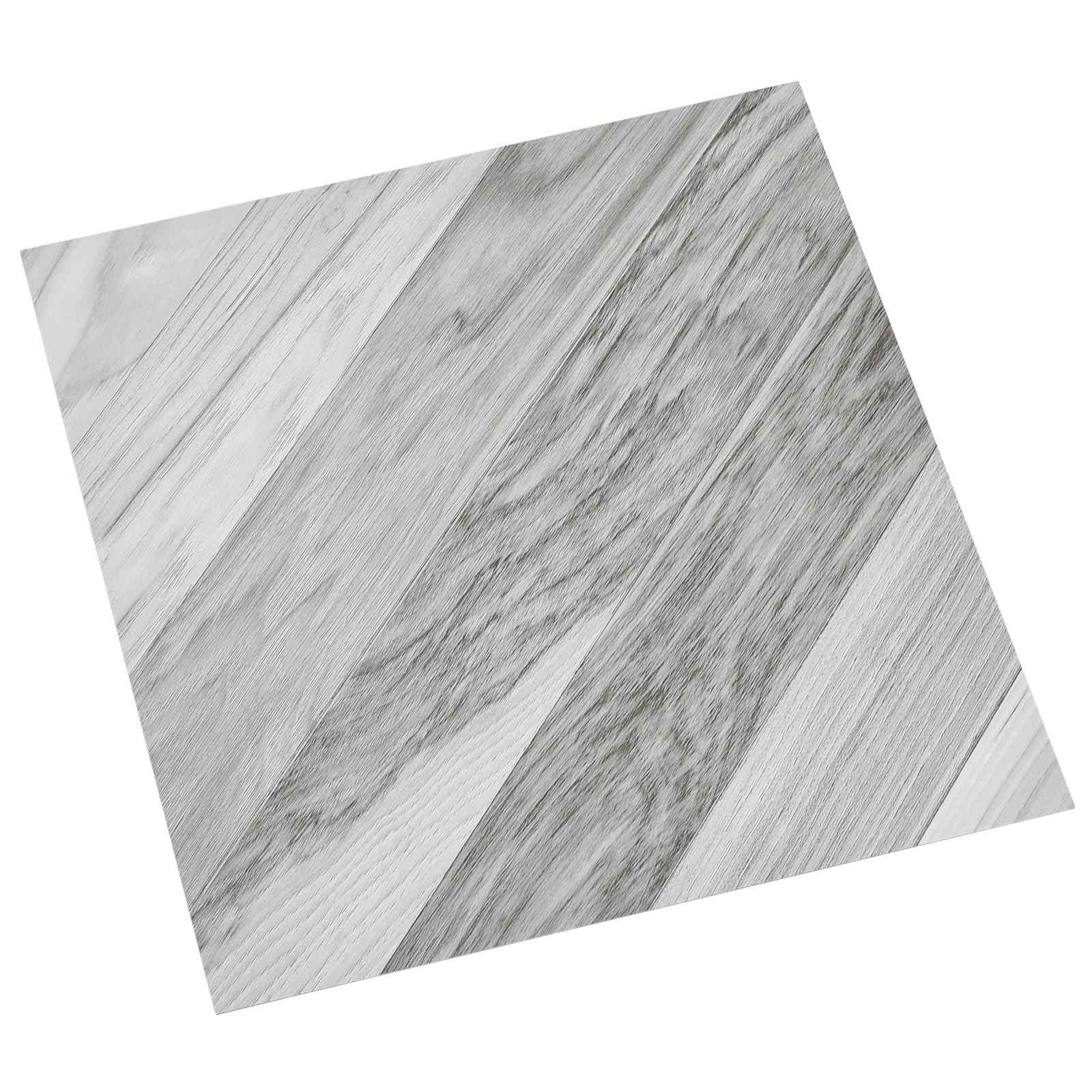 Selvklæbende Gulvplanker 30,5 x 30,5 cm 20 pcs PVC Grå Stribet billede