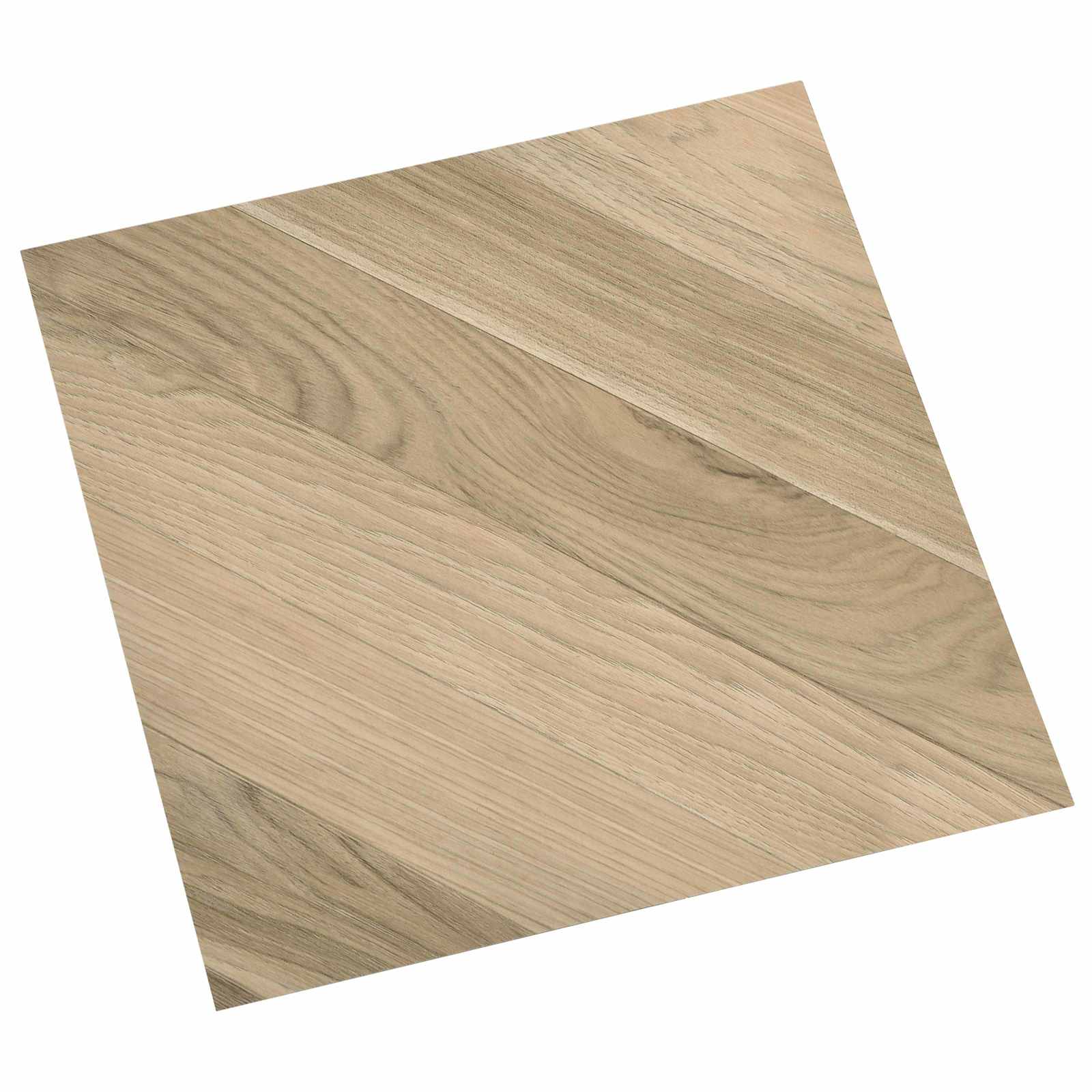 Selvklæbende Gulvplanker 30,5 x 30,5 cm 20 pcs PVC Brun Stribet billede