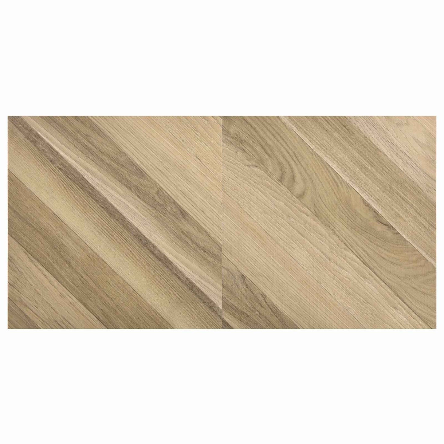 Selvklæbende Gulvplanker 30,5 x 30,5 cm 20 pcs PVC Brun Stribet