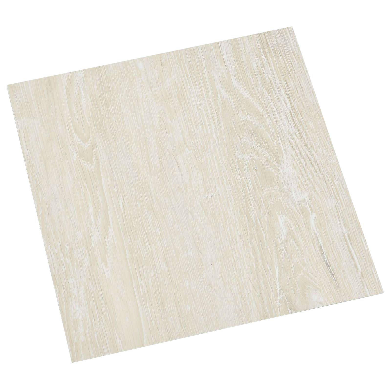 Selvklæbende Gulvplanker 30,5 x 30,5 cm 20 pcs PVC Cremefarvet billede