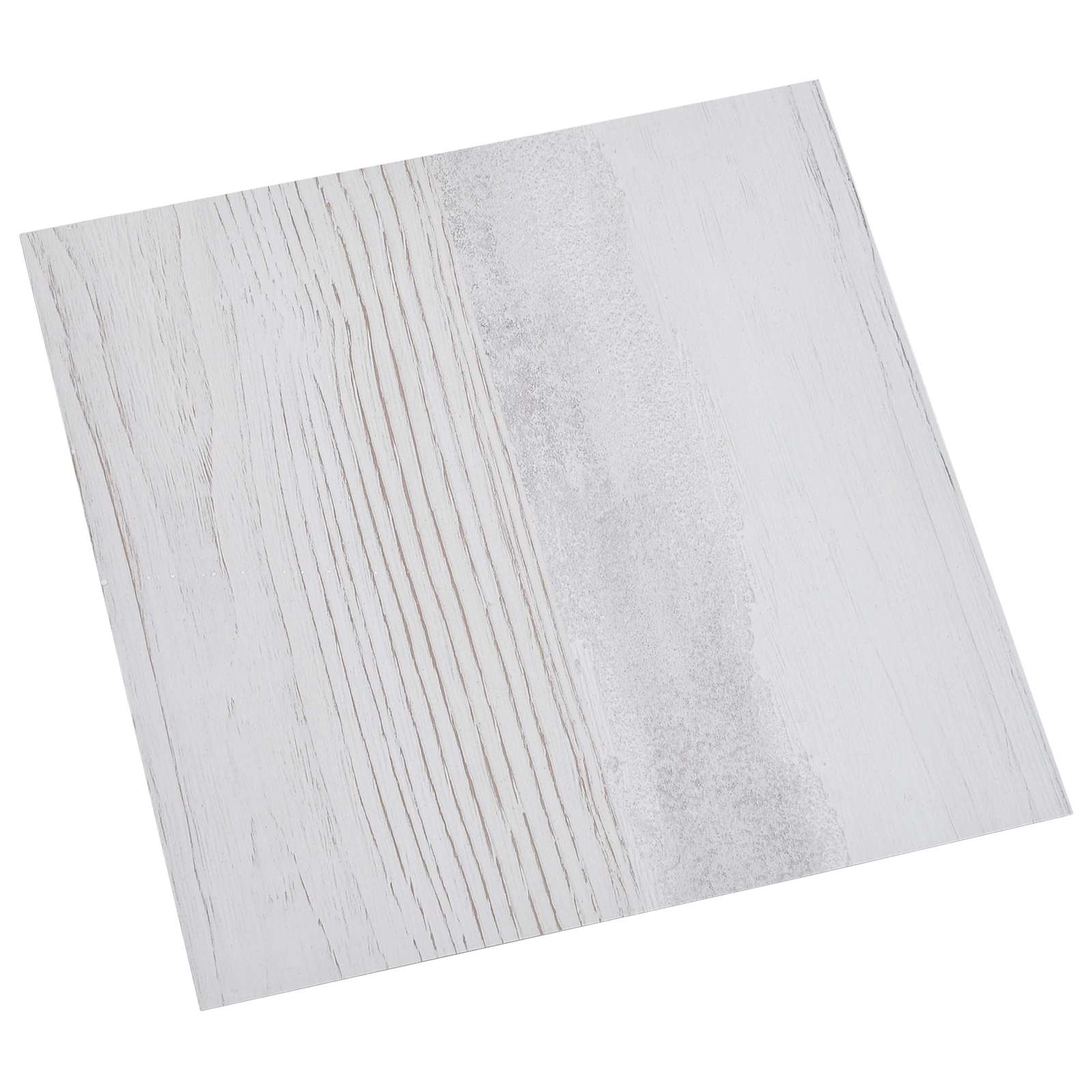 Selvklæbende Gulvplanker 30,5 x 30,5 cm 20 pcs PVC Hvid og træ billede