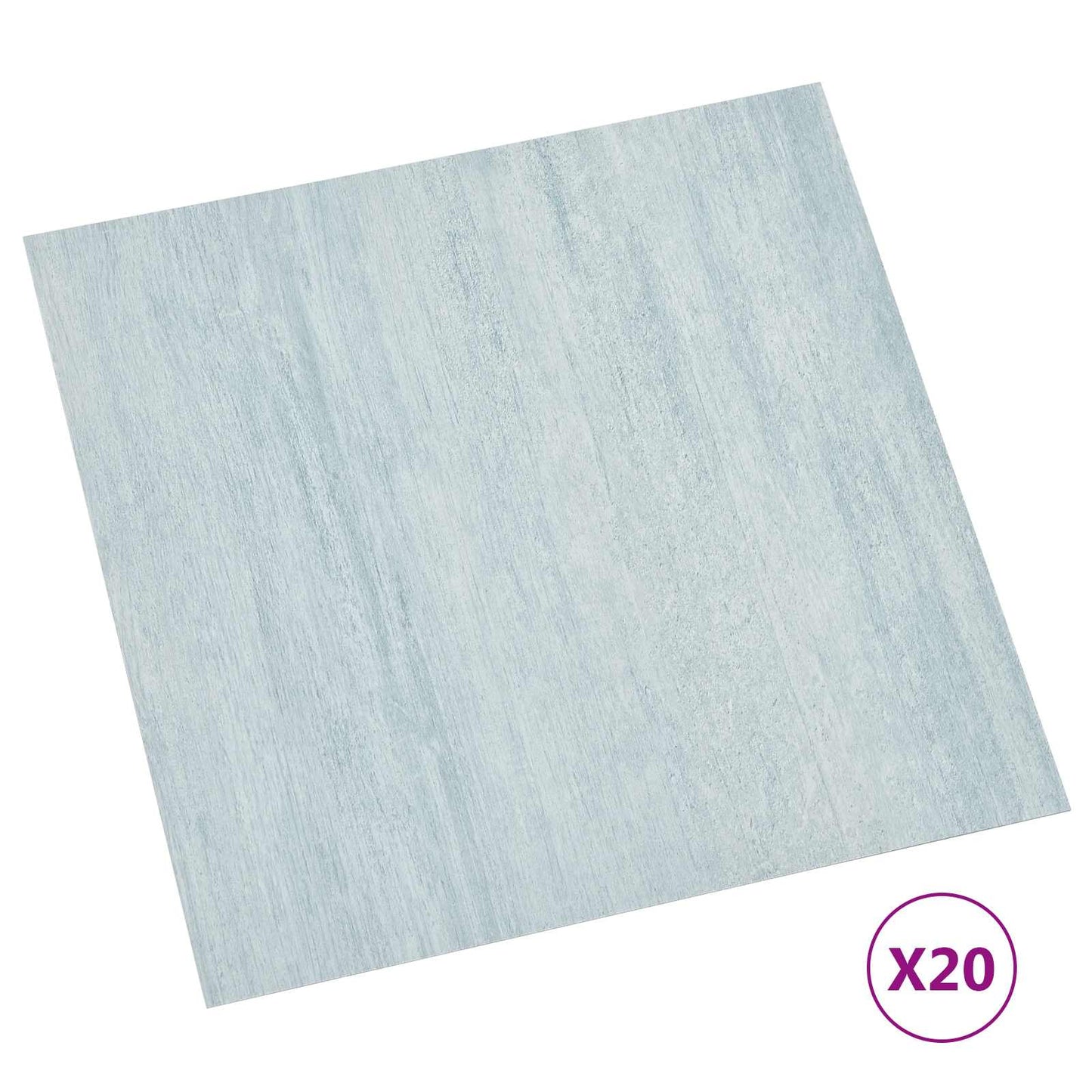 Selvklæbende Gulvplanker 30,5 x 30,5 cm 20 pcs PVC Grøn