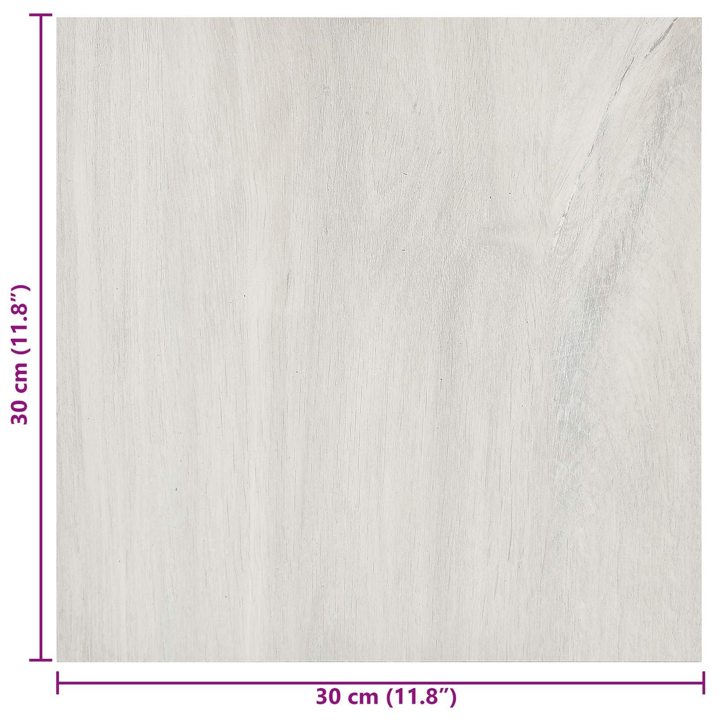 Selvklæbende Gulvplanker 30,5 x 30,5 cm 20 pcs PVC