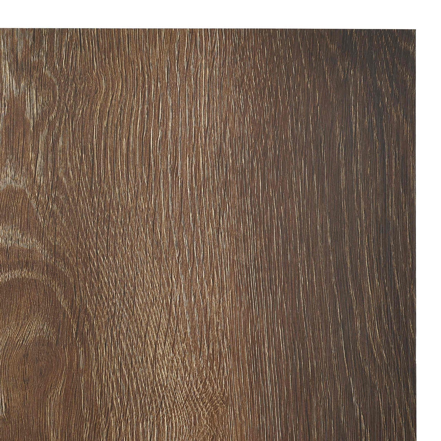 Selvklæbende Gulvplanker 30,5 x 30,5 cm 20 pcs PVC Brun og sort