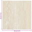 Selvklæbende Gulvplanker 30,5 x 30,5 cm 20 pcs PVC