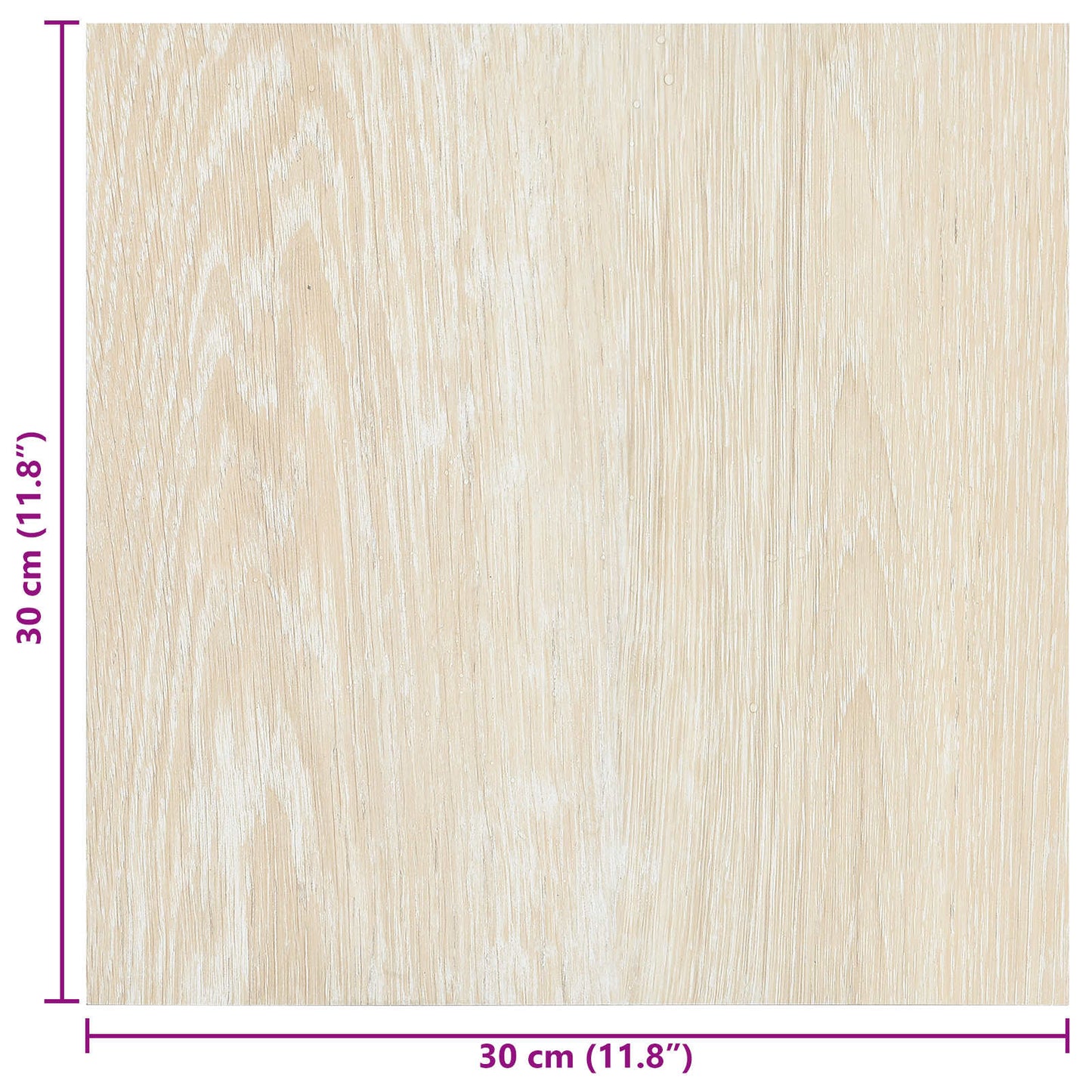 Selvklæbende Gulvplanker 30,5 x 30,5 cm 20 pcs PVC