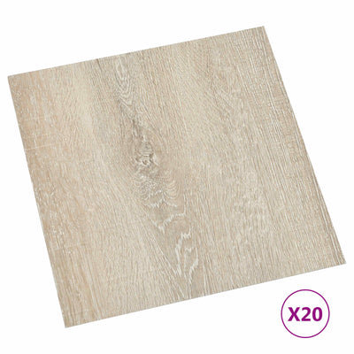 Selvklæbende Gulvplanker 30,5 x 30,5 cm 20 pcs PVC