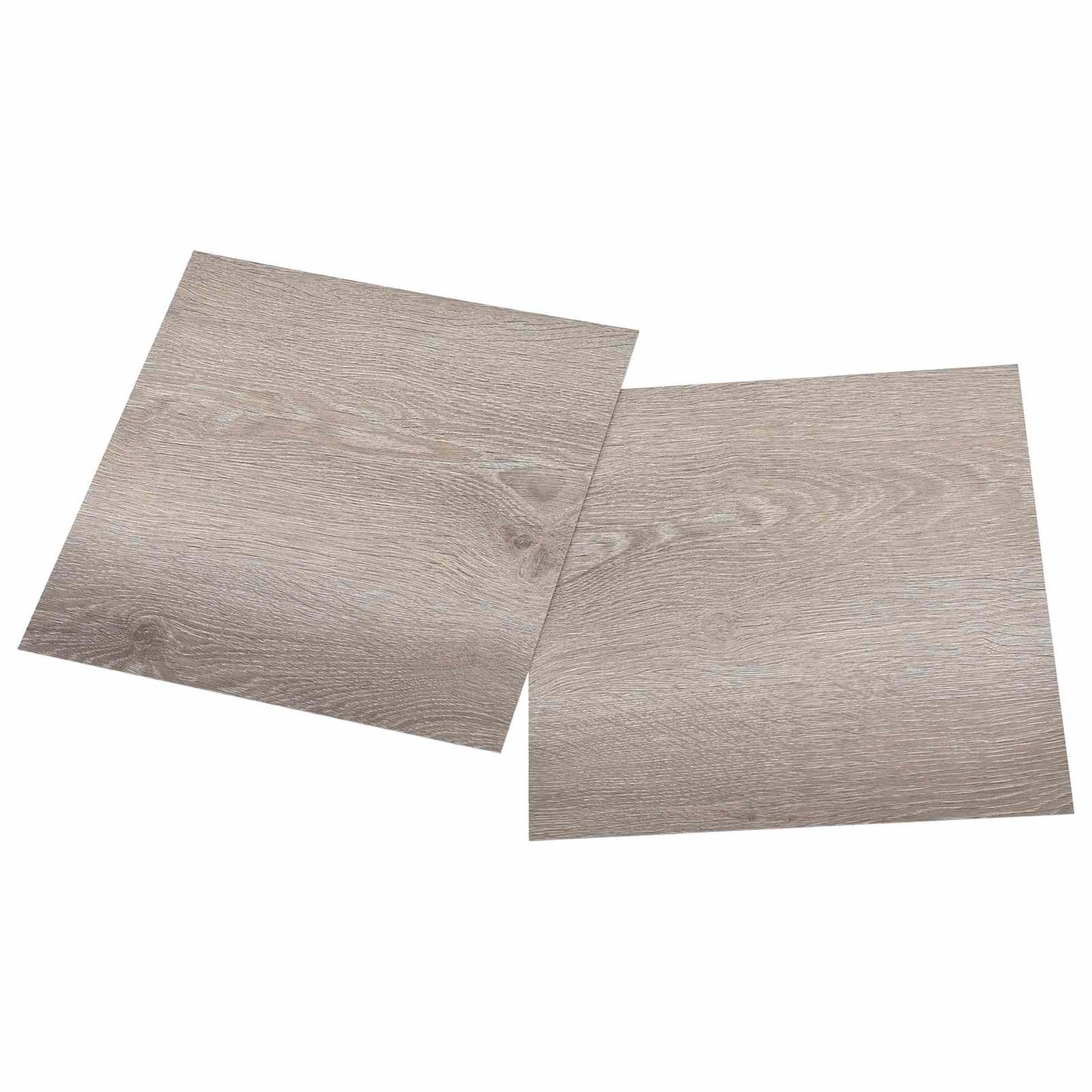 Selvklæbende Gulvplanker 30,5 x 30,5 cm 20 pcs PVC Gråbrun