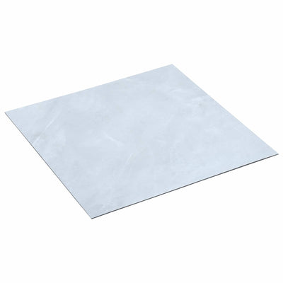 Selvklæbende Gulvplanker 30,5 x 30,5 cm 20 pcs PVC Hvid marmor
