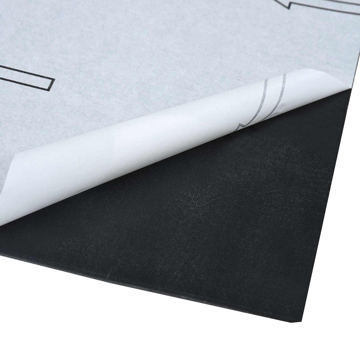 Selvklæbende Gulvplanker 30,5 x 30,5 cm 20 pcs PVC Sort marmor