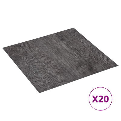 Selvklæbende Gulvplanker 30,5 x 30,5 cm 20 pcs PVC