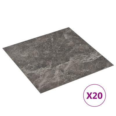 Selvklæbende Gulvplanker 30,5 x 30,5 cm 20 pcs PVC Flerfarvet