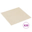 Selvklæbende Gulvplanker 30,5 x 30,5 cm 20 pcs PVC Lys Gul