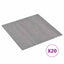 Selvklæbende Gulvplanker 30,5 x 30,5 cm 20 pcs PVC Grå og Træ