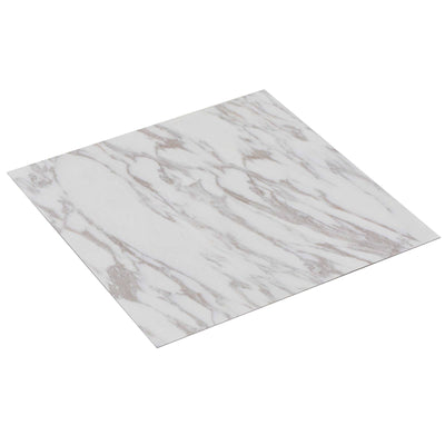 Selvklæbende Gulvplanker 30,5 x 30,5 cm 20 pcs PVC Hvid og brun