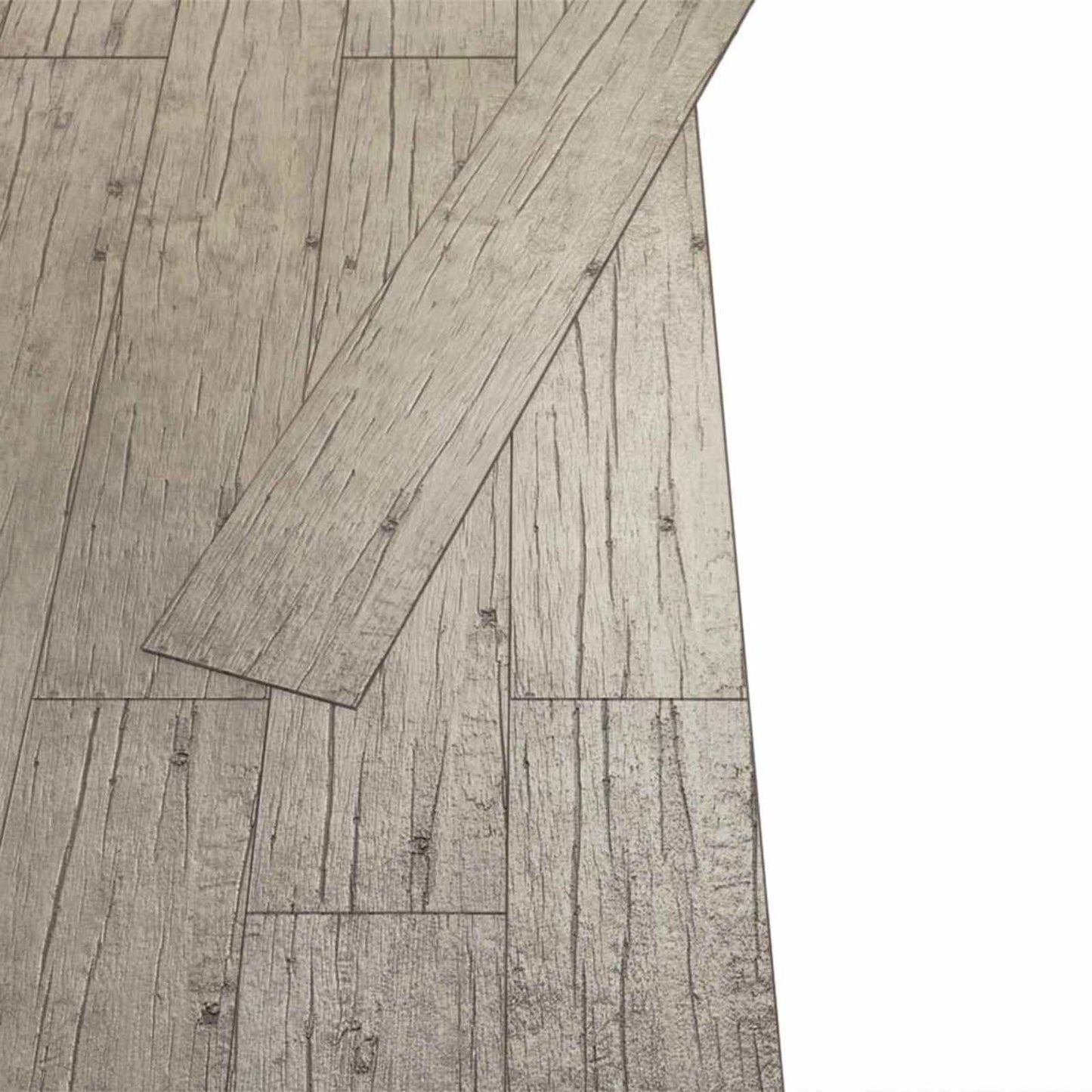 Selvklæbende PVC Plankegulve 30,5 x 61 cm 28 pcs PVC Vasket Eg