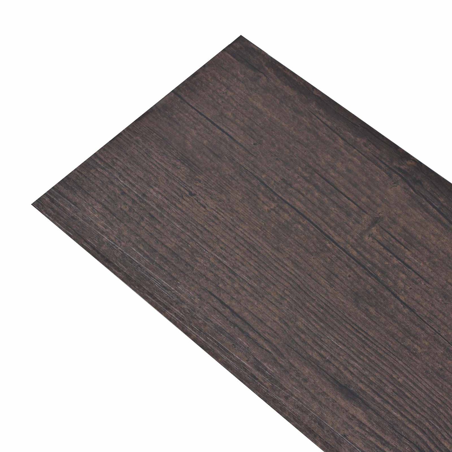 Selvklæbende PVC Plankegulve 30,5 x 61 cm 28 pcs PVC Mørk Brun