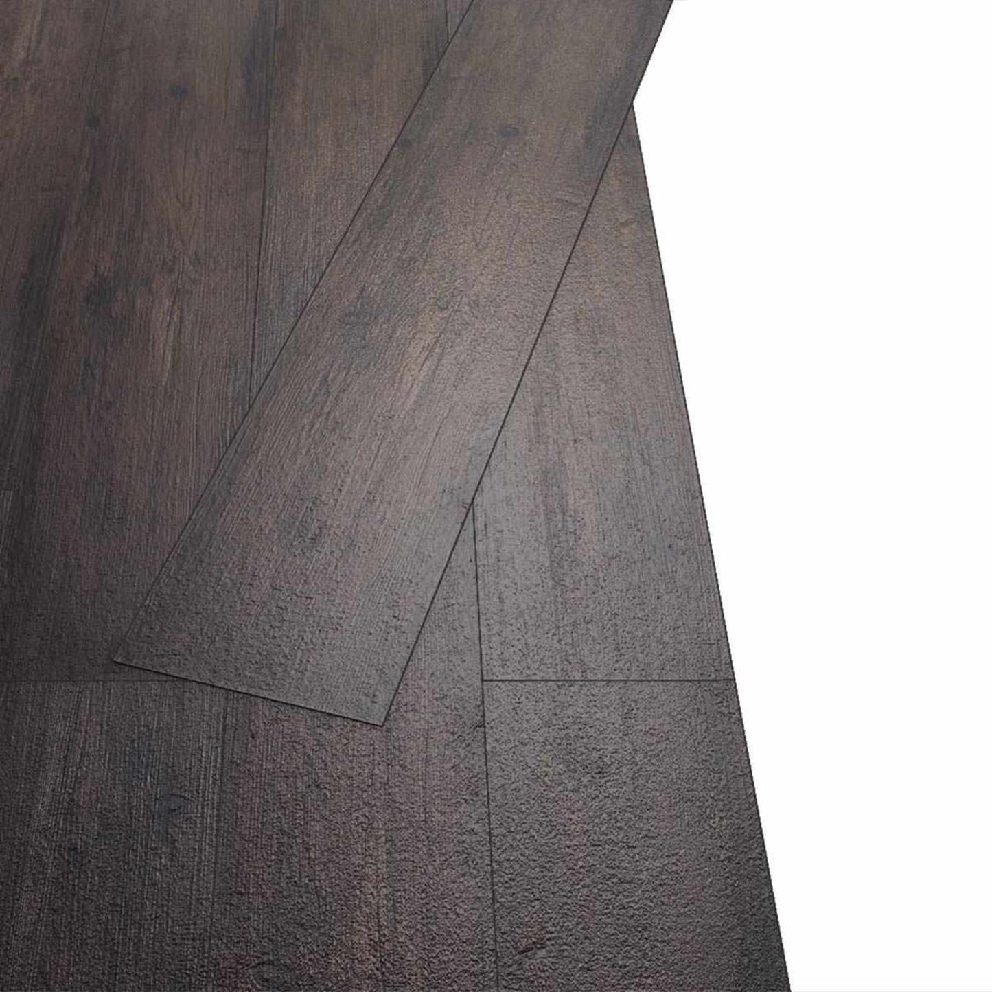 Selvklæbende PVC Plankegulve 30,5 x 61 cm 28 pcs PVC Mørk Brun