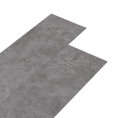 Selvklæbende PVC Plankegulve 30,5 x 61 cm 28 pcs PVC Betongrå