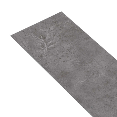Selvklæbende PVC Plankegulve 30,5 x 61 cm 28 pcs PVC Betongrå