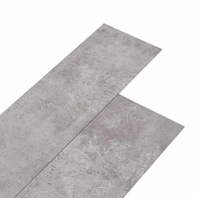 Selvklæbende PVC Plankegulve 30,5 x 61 cm 28 pcs PVC Jord Grå