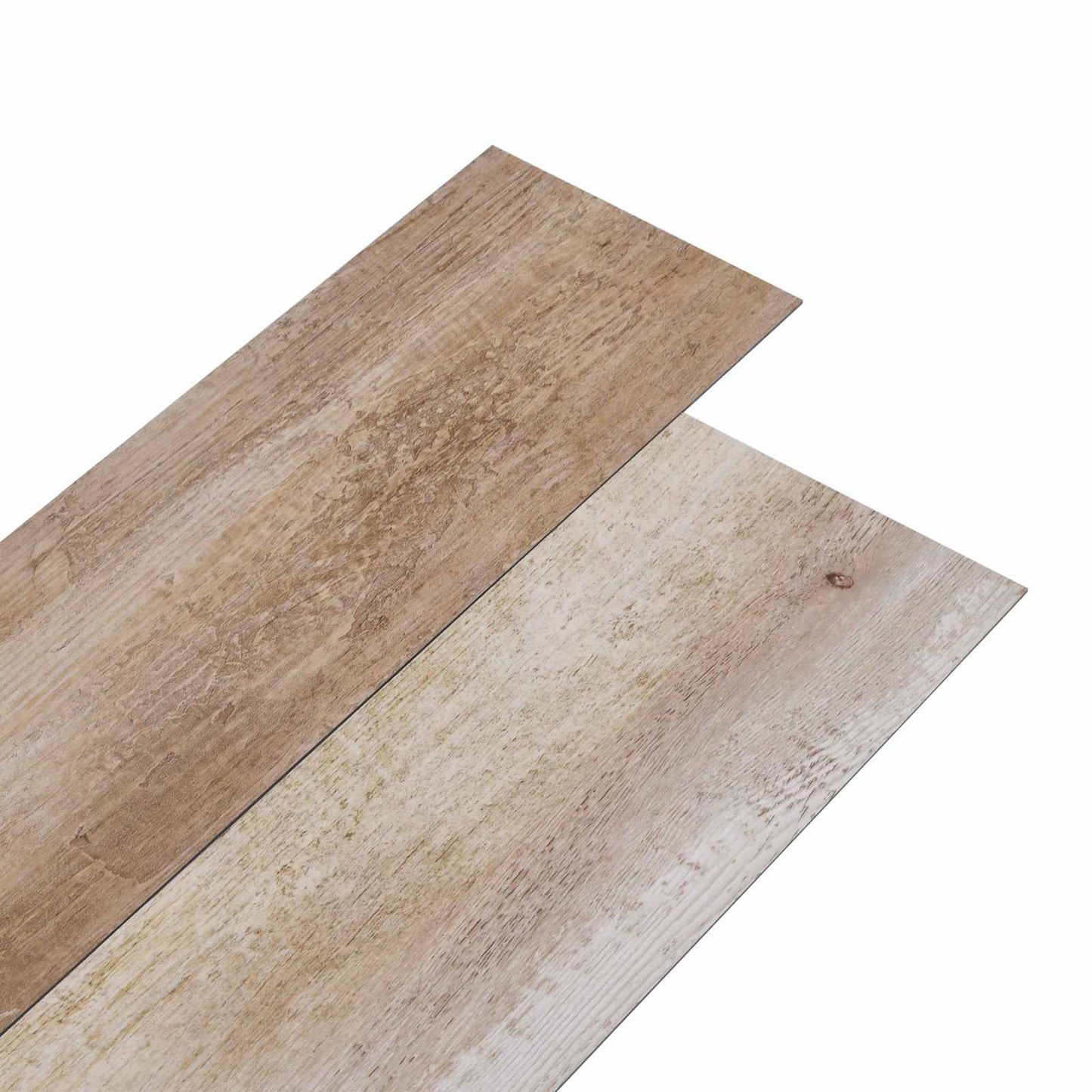 Selvklæbende PVC Plankegulve 30,5 x 61 cm 28 pcs PVC Vasket Træ