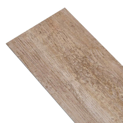 Selvklæbende PVC Plankegulve 30,5 x 61 cm 28 pcs PVC Vasket Træ