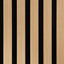 Vægpaneler 2 pcs Naturfarvet 60,5 x 60 cm