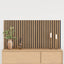 Vægpaneler 2 pcs Naturfarvet 60,5 x 60 cm