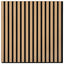 Vægpaneler 2 pcs Naturfarvet 60,5 x 60 cm